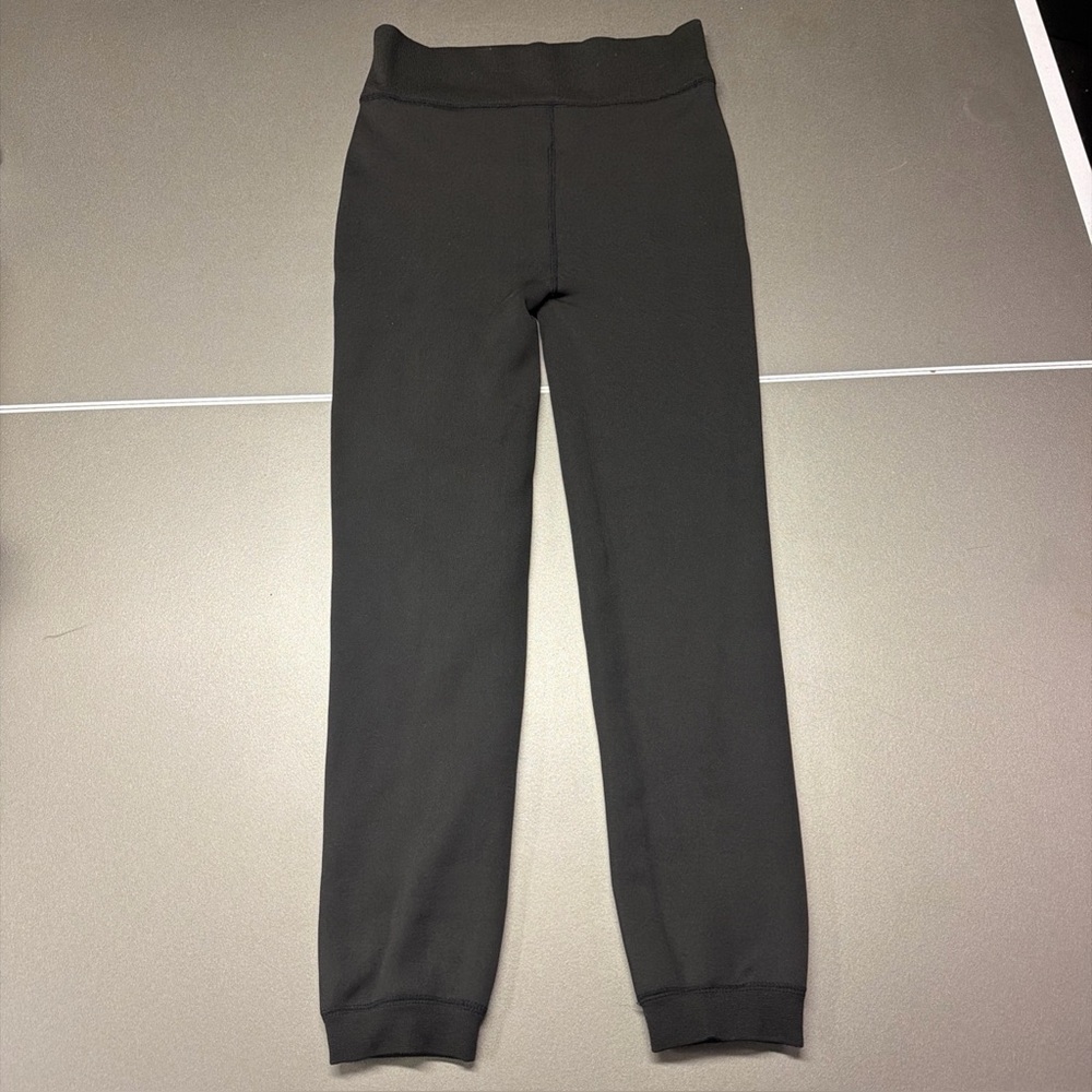 Free Country Black Insulated Faux Fur Lined Warm Fleece Leggings Women’s M/L
